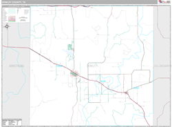 Donley County, TX Wall Map