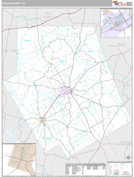 Erath County, TX Wall Map