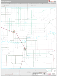 Floyd County, TX Wall Map