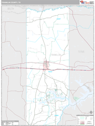 Franklin County, TX Wall Map