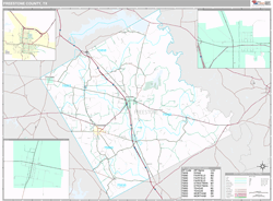 Freestone County, TX Wall Map