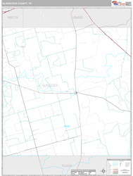 Glasscock County, TX Wall Map