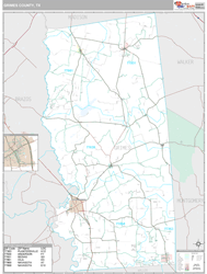 Grimes County, TX Wall Map