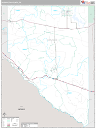 Hudspeth County, TX Wall Map