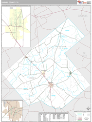 Karnes County, TX Wall Map