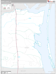 Kenedy County, TX Wall Map