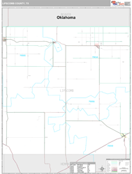 Lipscomb County, TX Wall Map