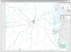 Llano County, TX Wall Map