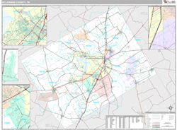 McLennan County, TX Wall Map