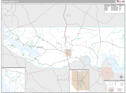 Marion County, TX Wall Map