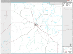 Mason County, TX Wall Map