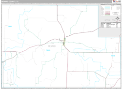 Menard County, TX Wall Map