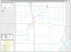 Moore County, TX Wall Map