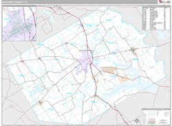 Navarro County, TX Wall Map