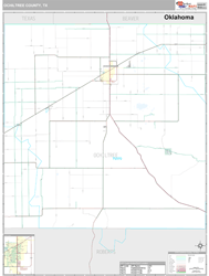 Ochiltree County, TX Wall Map