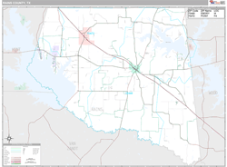 Rains County, TX Wall Map