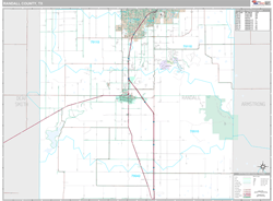 Randall County, TX Wall Map