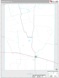 Reagan County, TX Wall Map