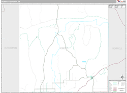 Roberts County, TX Wall Map