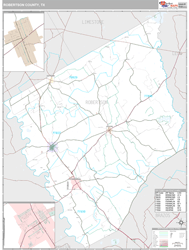 Robertson County, TX Wall Map