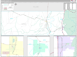 Beaver County, UT Wall Map