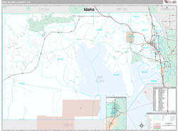 Box Elder County, UT Wall Map