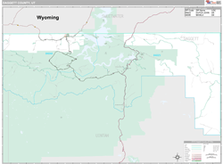 Daggett County, UT Wall Map