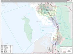 Davis County, UT Wall Map