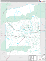 Duchesne County, UT Wall Map