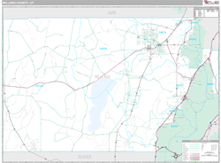 Millard County, UT Wall Map