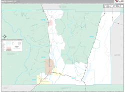 Piute County, UT Wall Map