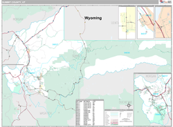 Summit County, UT Wall Map