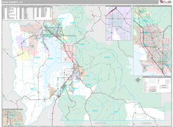 Utah County, UT Wall Map