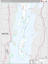 Grand Isle County, VT Wall Map