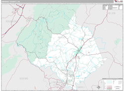 Amherst County, VA Wall Map
