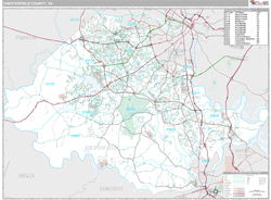 Chesterfield County, VA Wall Map