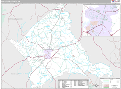 Culpeper County, VA Wall Map