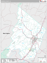Frederick County, VA Wall Map