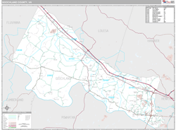 Goochland County, VA Wall Map