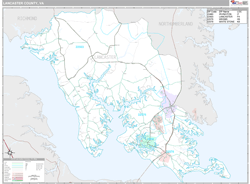 Lancaster County, VA Wall Map