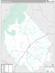 Madison County, VA Wall Map