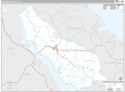 Richmond County, VA Wall Map