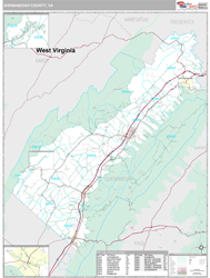 Shenandoah County, VA Wall Map