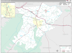 Warren County, VA Wall Map