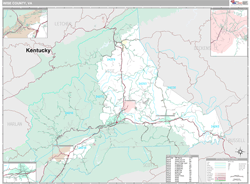 Wise County, VA Wall Map