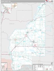 Grant County, WA Wall Map