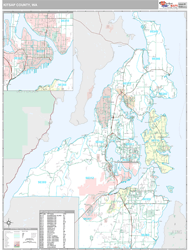 Kitsap County, WA Wall Map