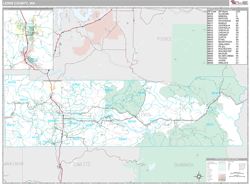 Lewis County, WA Wall Map