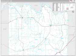 Lincoln County, WA Wall Map