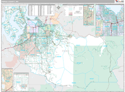 Pierce County, WA Wall Map